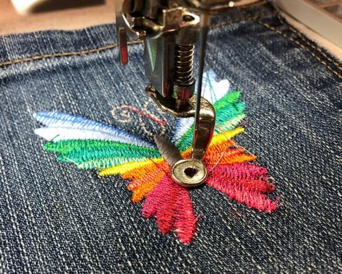 butterfly-on-back-jeans-pocket